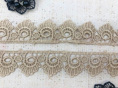 Кружево плетеное, ш. 3 см, бежевый