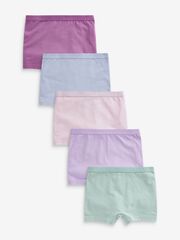Трусы-шорты для девочки Next D56-383, 5 шт., Розовый, Голубой