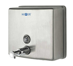 Диспенсер для мыла с кнопкой 1200 мл. нерж. сталь INOX 03004.S матовый