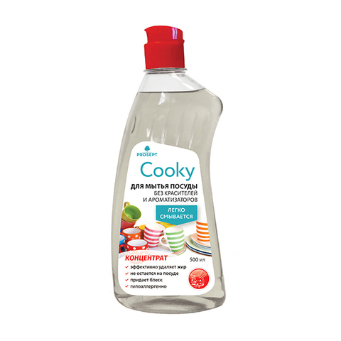 Prosept Cooky/Просепт Куки гель для мытья посуды без цвета и запаха