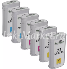 Комплект совместимых картриджей #72 для Hewlett Packard DesignJet T610, T790, T1100, T1200, T2300