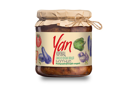 Салат из печеных овощей Хоровац, 460г