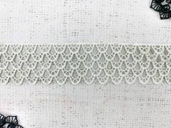 Кружево плетеное, ш. 4,3-4,5 см, айвори
