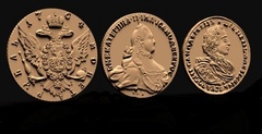 Силиконовый молд Монета  1720  г  Петр -самодержец