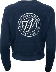 Женская теннисная куртка Wilson Sideline Crew - classic navy