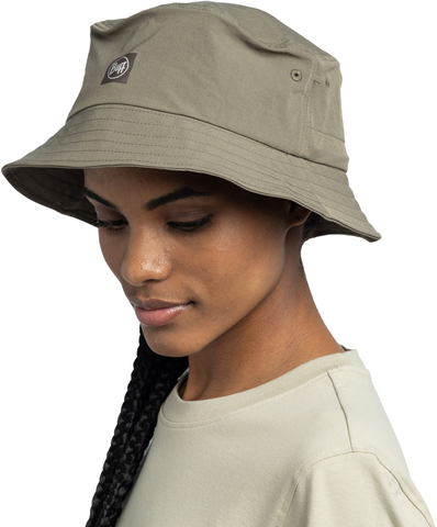 Картинка панама Buff Adventure Bucket Solid Tundra Khaki - 5