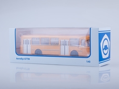 LIAZ-677M Urban yellow Soviet Bus (SOVA) 1:43