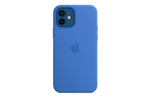 Чехол для IPhone 12 mini, Silicone Case with MagSafe, Capri Blue (MJYU3ZM/A)