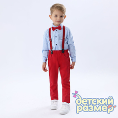голубой/бордовый