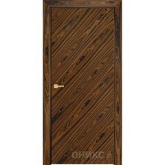 Купить Межкомнатная дверь шпон Авангард 6 бразильский палиссандр глухая