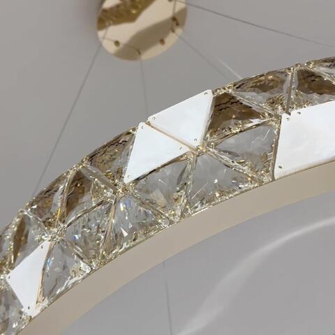 Подвесная светодиодная люстра Modelux ML.6982.800P GD