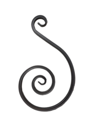 Кованый элемент "Валюта L", 480х285 мм