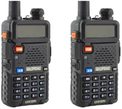 Baofeng UV-5R 5W Комплект раций 2 шт. с гарнитурами