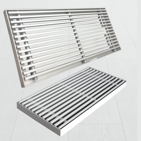Напольная блочная решетка Арктос РНБ 1 1000*300 А1