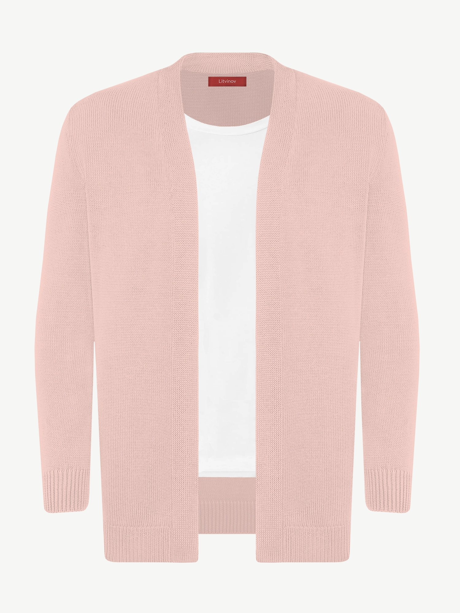 Кардиган с планкой из кашемира