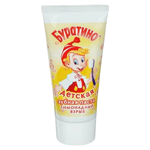 Зубная паста мел ВЕСНА Буратино лимонадный взрыв 75 г