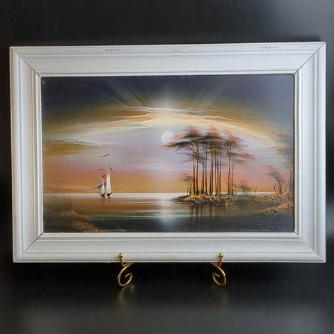 Картина маслом, живопись "Сочи" - Владимир Бабич 1998 год