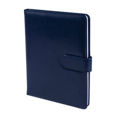 
          Ежедневник недатированный, А5, Yalong, 7БЦ, иск. кожа, ляссе, клапан на магните, клетка, 110л.,синий