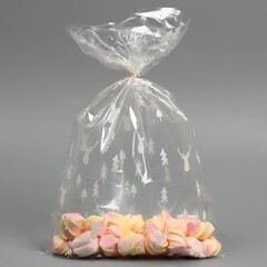 Пакет пропиленовый, Олень, Прозрачный, 24*39 см, 10 шт.