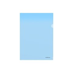 
          Папка-уголок Erich Krause, A4, 220х310 мм, 160 мкм, пластик,синяя "Glossy Classic"
