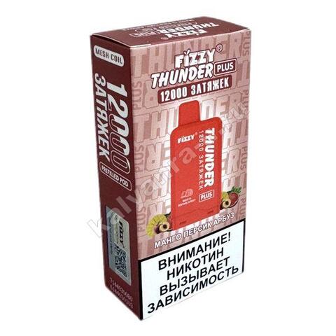 Картридж Fizzy Thunder Plus 12000 затяжек - Манго Персик Арбуз