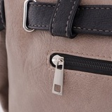 Сумка Саломея 2032 македония тауп + черный