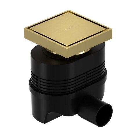 Allen Brau 9.50025.GB 9.50025.GB PRIORITY Точечный трап с двухсторонней вставкой 10х10мм, золото браш (347405)