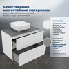Aquanet 336550 Тумба Бруклин 82 2 ящ. цв. белый глянец (336550)