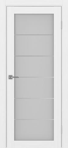 Турин_501АСС.2 молдинг алюм.хром.30 ЭКО-шпон Белый лёд-Мателюкс