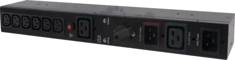 Байпас CyberPower MBP20HVIEC6 1кВа – 3кВа; 1U; IEC C13 x 6; IEC C19 x 1; (ШхВхГ) 433 x 51 x 76; 1,3кг