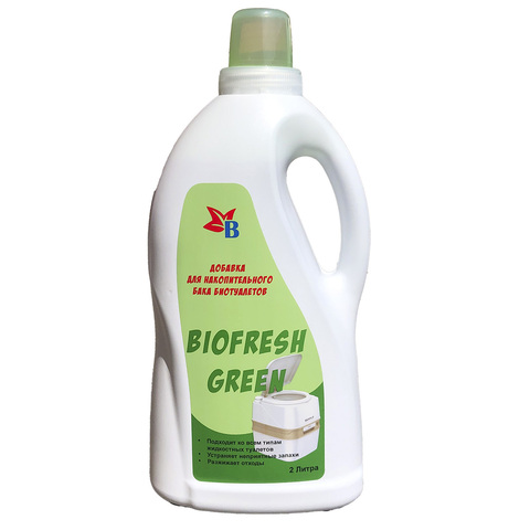 Жидкость для биотуалета Biofresh Green (биофреш грин, 2л) Жидкость для биотуалета Biofresh Green (биофреш грин, 2л)