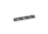 Aquatek AQ4123BGM AQ4123BGM ЕВРОПА планка с 4 крючками, шлиф. черный хром