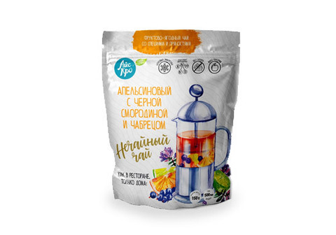 Апельсиновый чай с черной смородиной и чабрецом, 150г