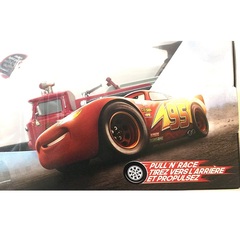 Дисней Тачки Красная Пожарная машина 11 см Pull'N'Race