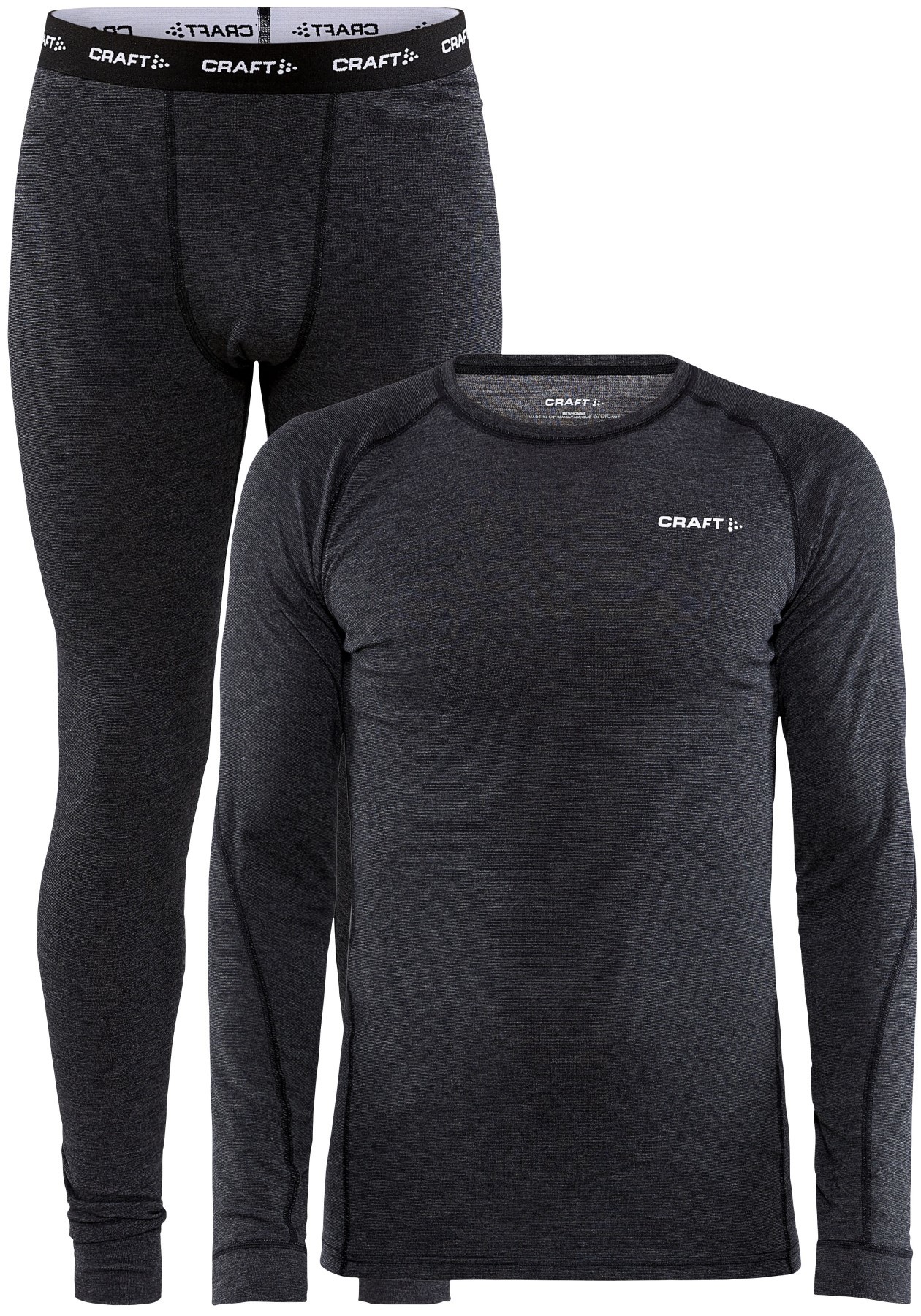 Комплект термобелья Core Wool Merino Set M black melange с шерстью мериноса1909711-99800 - SKIRUNNER