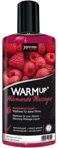Массажное масло с ароматом малины WARMup Raspberry - 150 мл. - Joy Division 14322