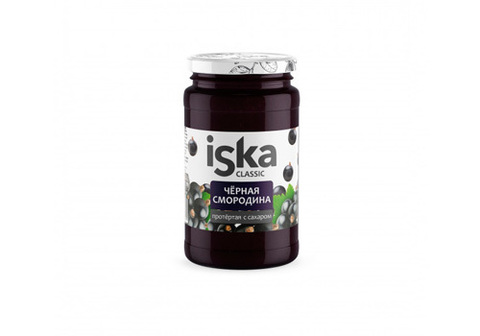 Черная смородина перетертая с сахаром Iska, 420г