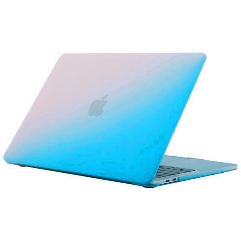 Чехол-градиент Hardshell Case для MacBook Pro 16“ (A2141) (Голубой с розовым)