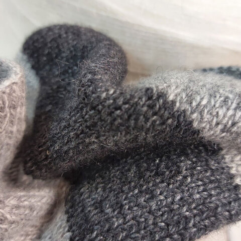 Смесовка с кашемиром (20%) NEW MILL / GAMMA серый, мулине
