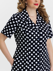 4536 Халат на пуговицах