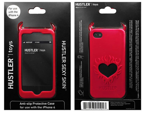 Красный чехол HUSTLER из силикона для iPhone 4, 4S