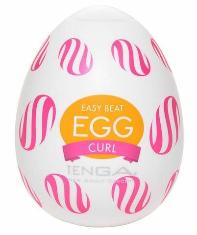 Мастурбатор-яйцо CURL - Tenga EGG Series EGG-W05