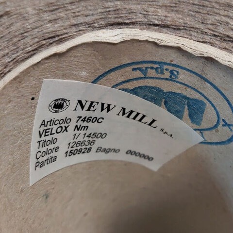 Смесовка с кашемиром (10%) NEW MILL VELOX 1/14.5 серо-коричневый