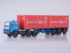 MAZ-6422 (blue) and semitrailer MAZ-938920 1:43 AutoHistory