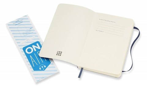 Блокнот Moleskine Classic Soft, цвет синий, в линейку