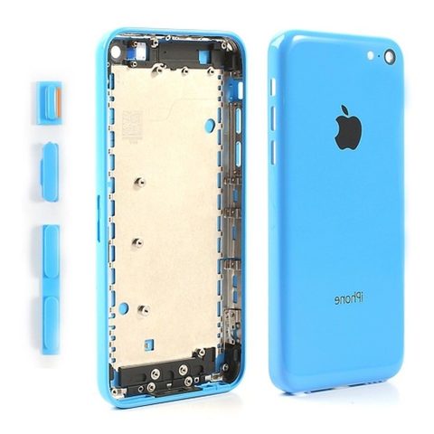 Задняя крышка для iPhone 5C (Голубая)