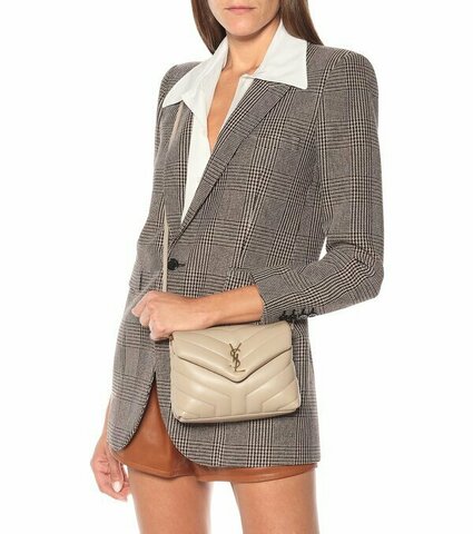 Сумка Saint Laurent Loulou Toy кремовый