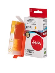 Струйный картридж Sakura C2P26AE (№935XL Yellow) для HP Officejet 6820, 6815, 6810, 6812 eAIO; Officejet 6220, Pro 6230 ePrinter; Officejet Pro 6835, 6830 eAIO, пигментный тип чернил, желтый, 14,6 мл., 1000 к.