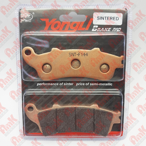 SNT-F144 Тормозные колодки дисковые мото YONGLI Sintered (FDB2098ST)