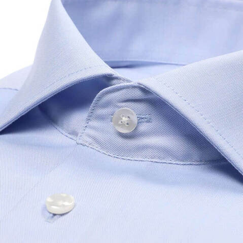 Сорочка мужская Seidensticker Regular Fit 01.193677-11 из оксфорда голубая